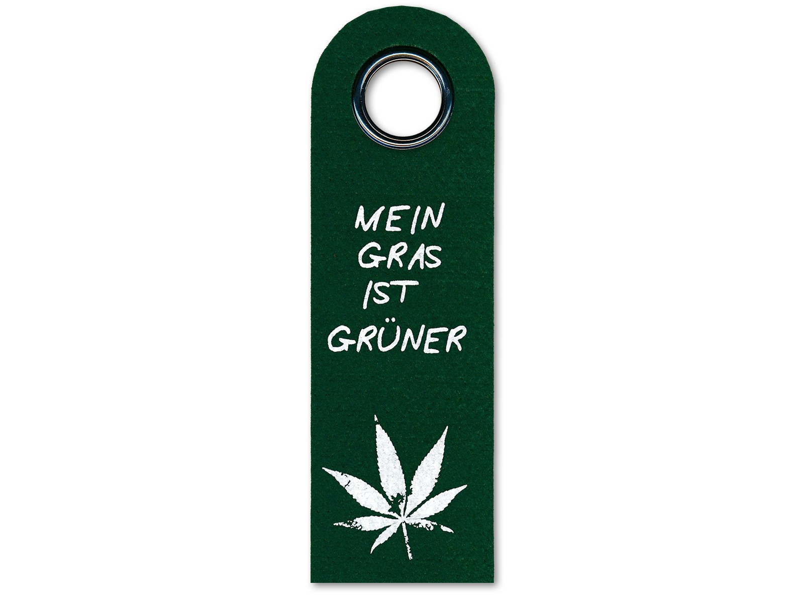 Rückseite: MEIN GRAS IST GRÜNER