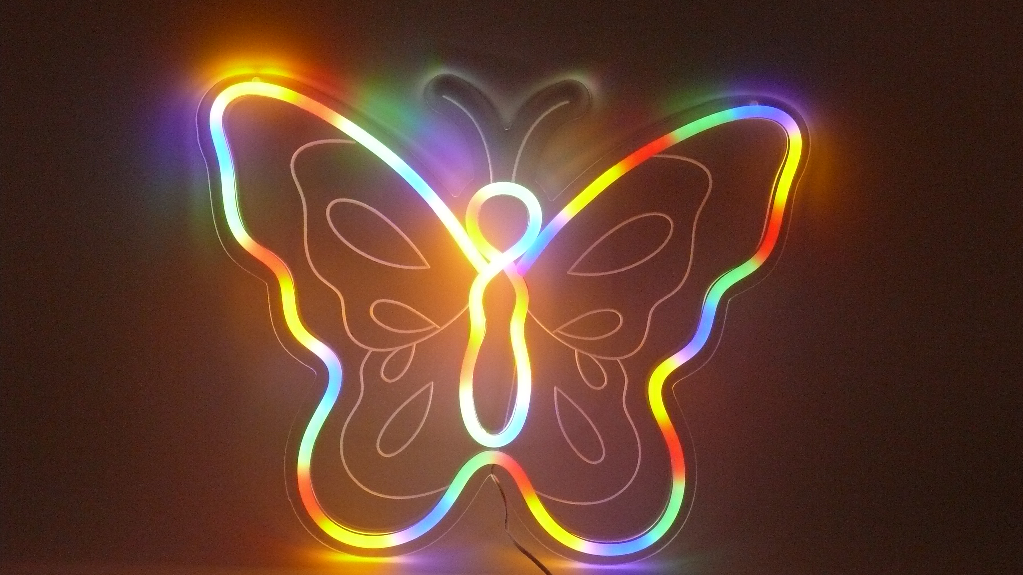 Neonlampe Schmetterling