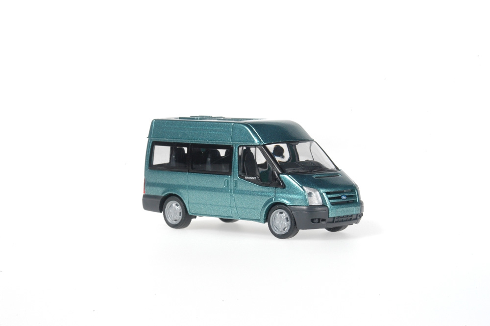 Rietze 21502 Ford Transit 06 Bus -metallic rot oder blau