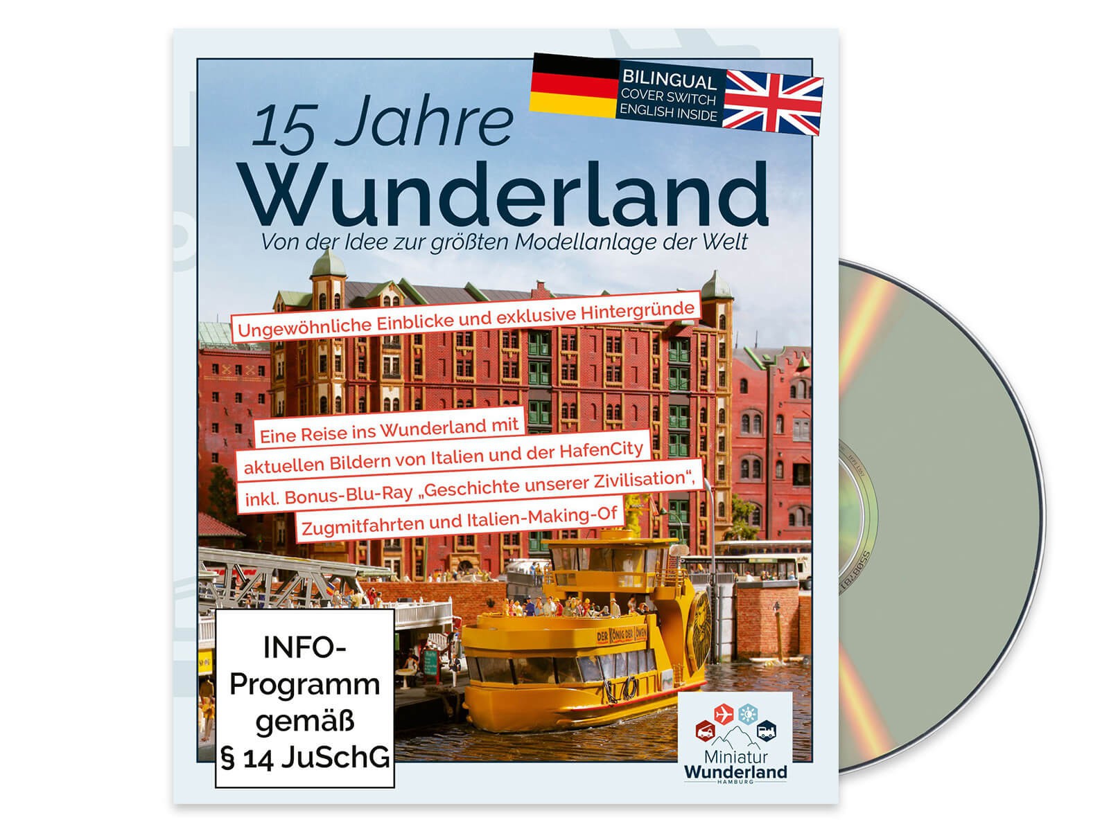 "15 Years in Wunderland" Blu-Ray (german & englisch)