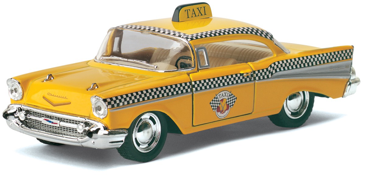 KINSMART 1957 Chevrolet Bel Air Taxi - 1:40