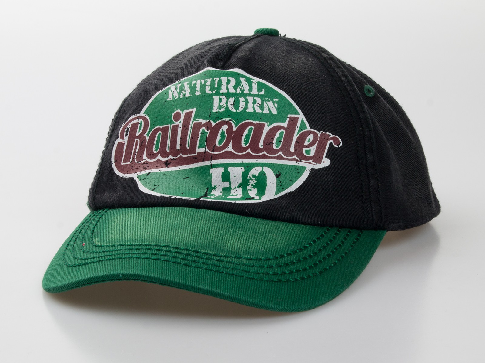 Baseball-Cap "natural born Railroader"