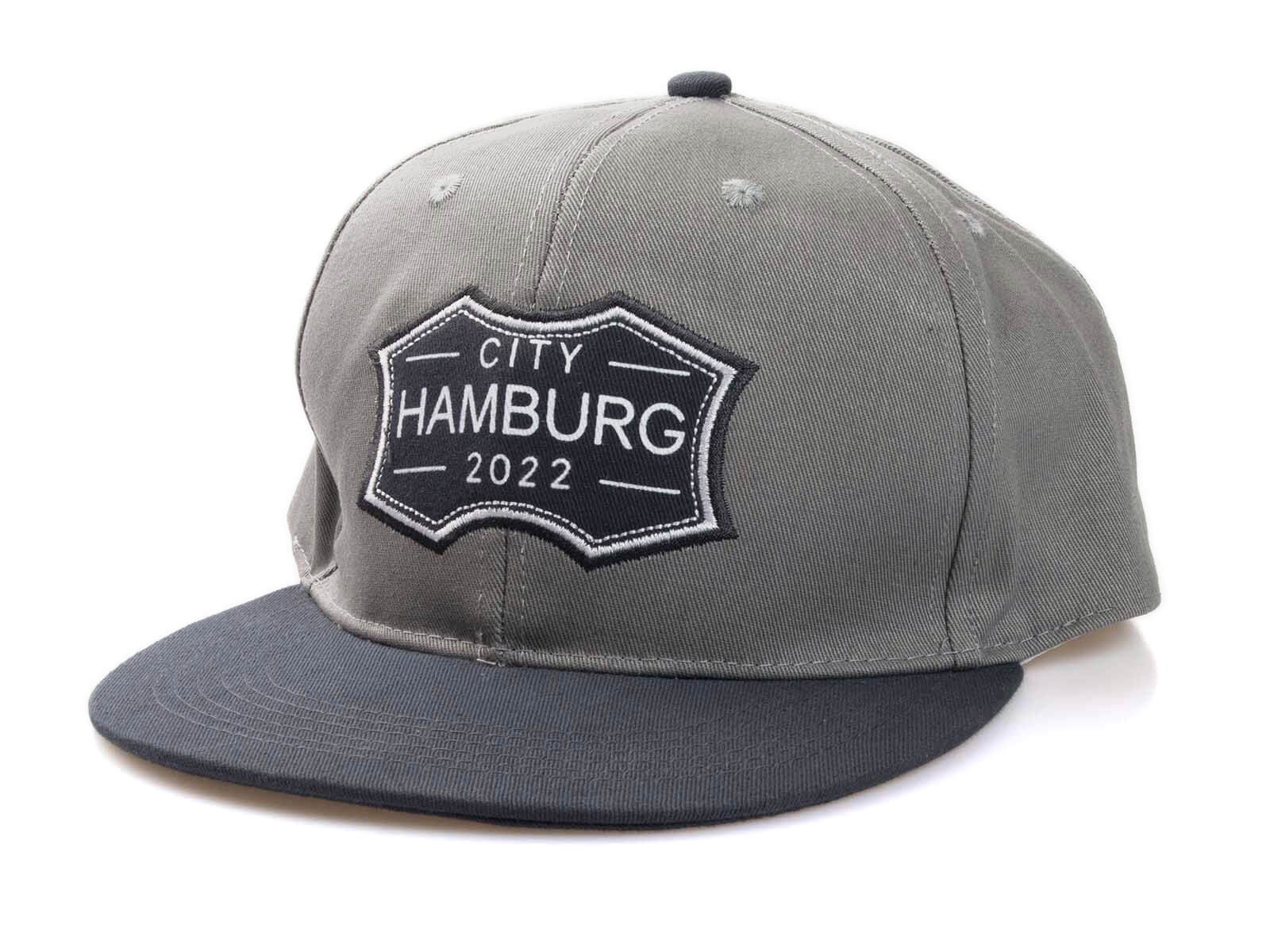 Baseball-Cap "City Hamburg 2022" - grau