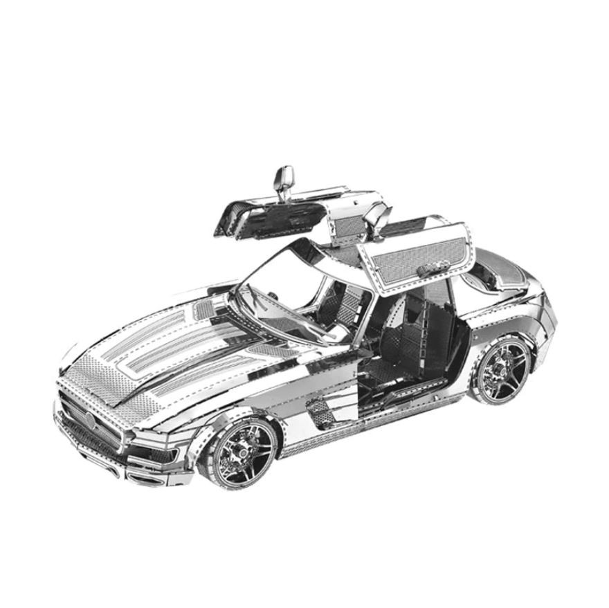3D Metal Model Gull-winged Sportscar