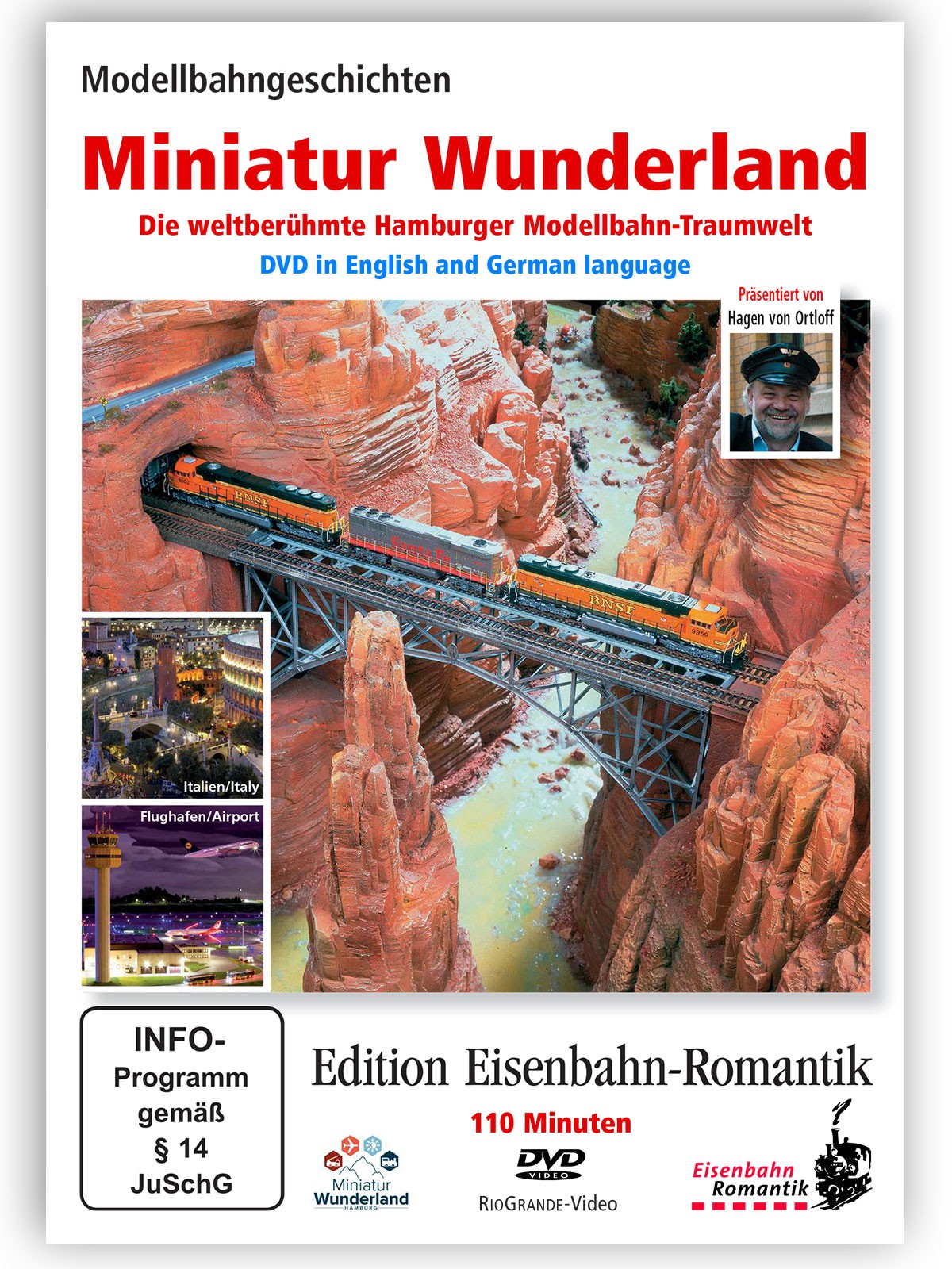 DVD Eisenbahn Romantik "Miniatur Wunderland"  PAL (german & english)