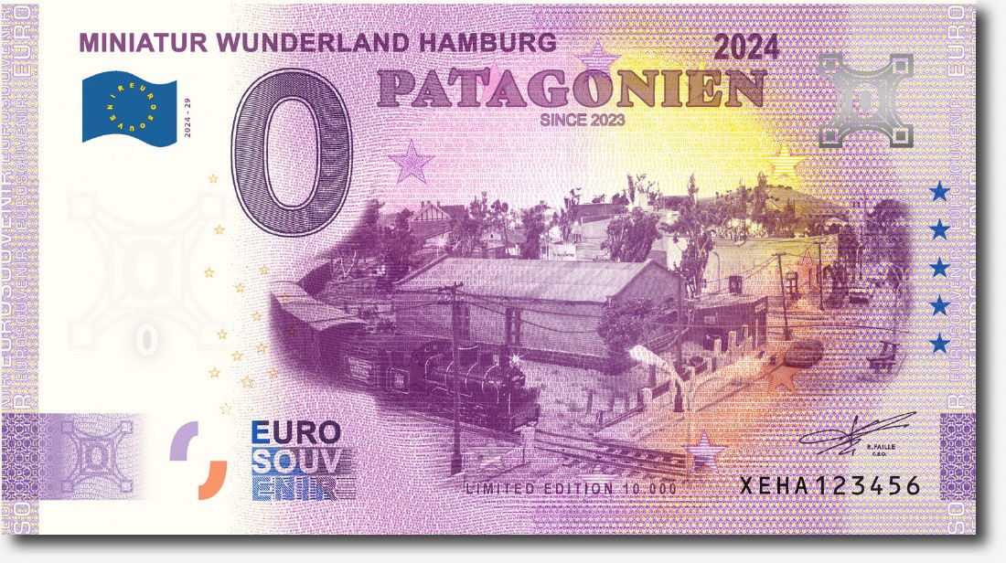 Euro-Souvenir-Banknote Motif "Friedenstaube" (2023-25)