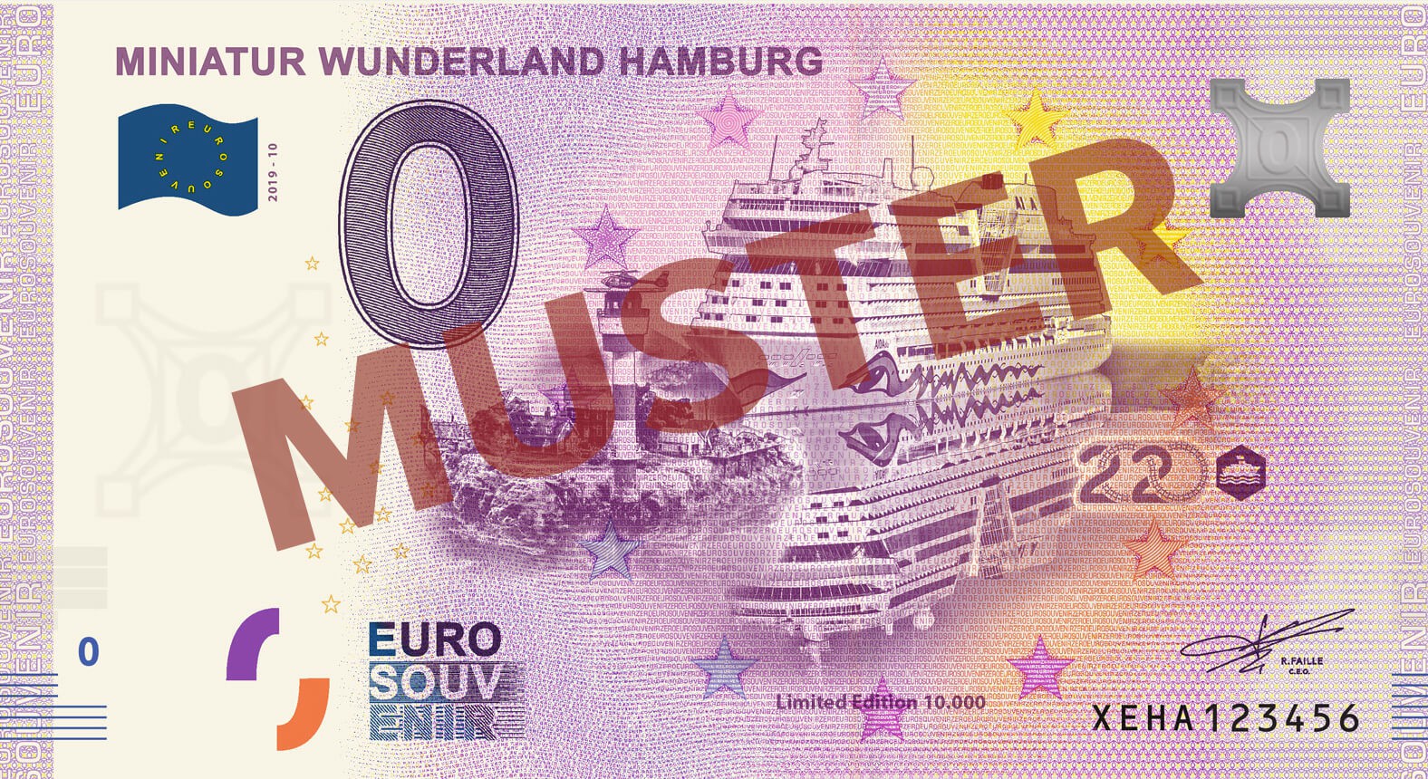 Euro-Souvenir-Banknote Motif "NordOstsee" (2020-10)