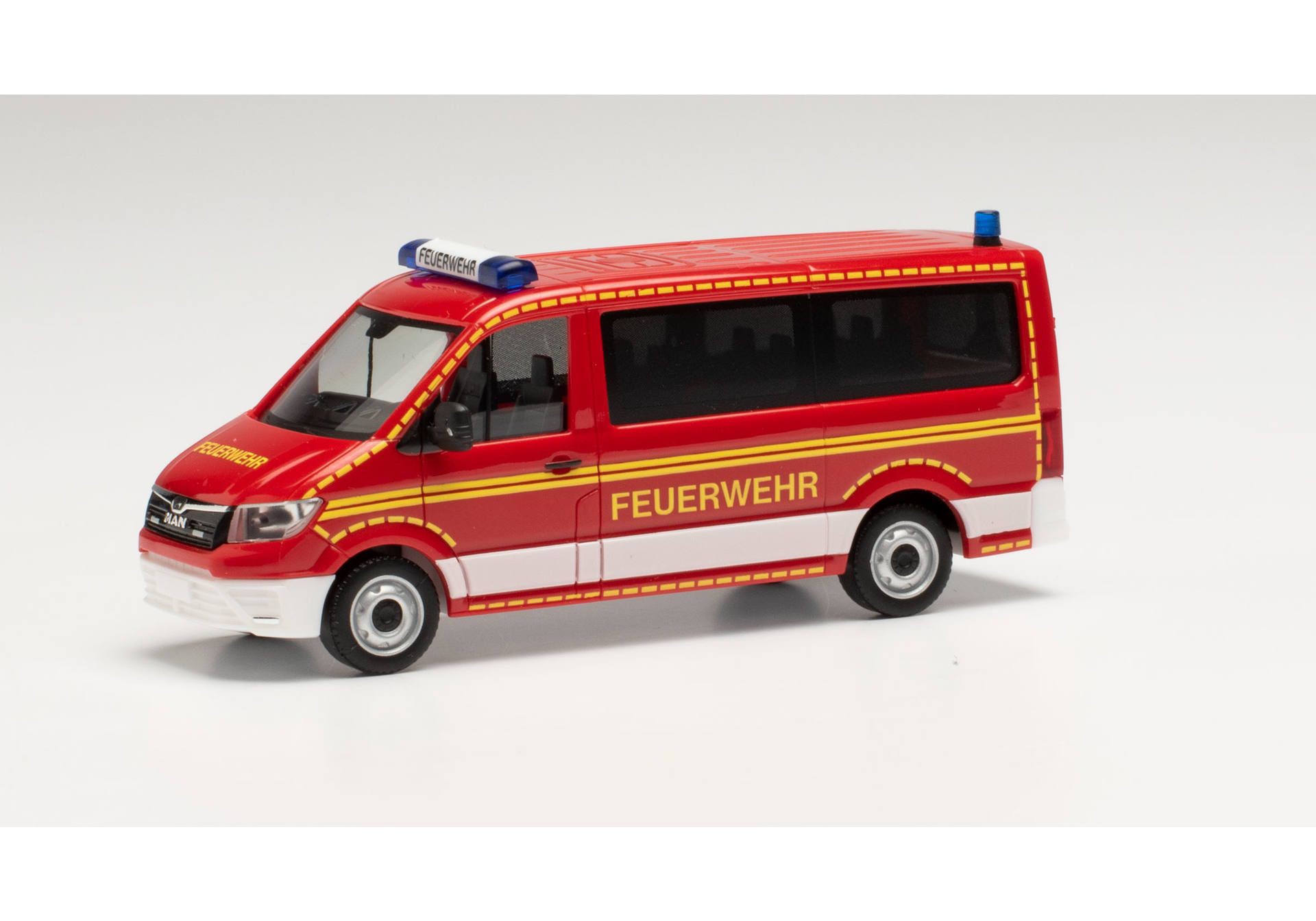 Herpa 096225 MAN TGE MTW Fire-Department Model H0 1:87