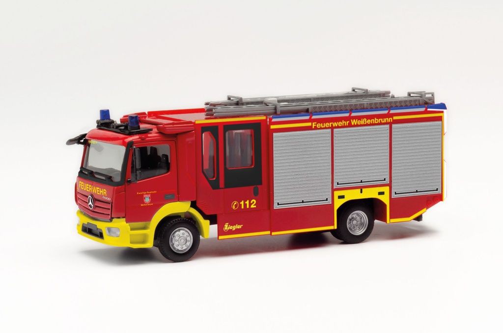Herpa 097314 MB Atego  „Fire-Department Weißenbrunn“ Modellfahrzeug  H0 1:87