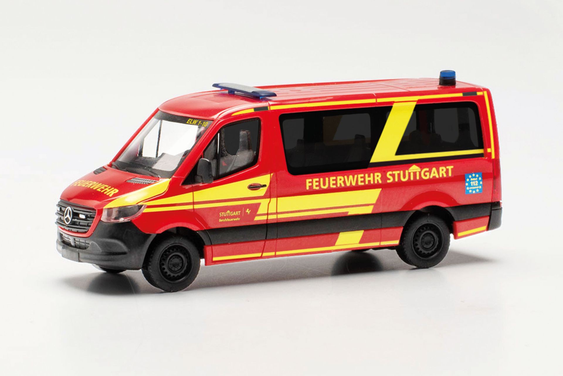Herpa 097345 MB Sprinter 18 Bus "Fire-Department Stuttgart" Model H0 1:87
