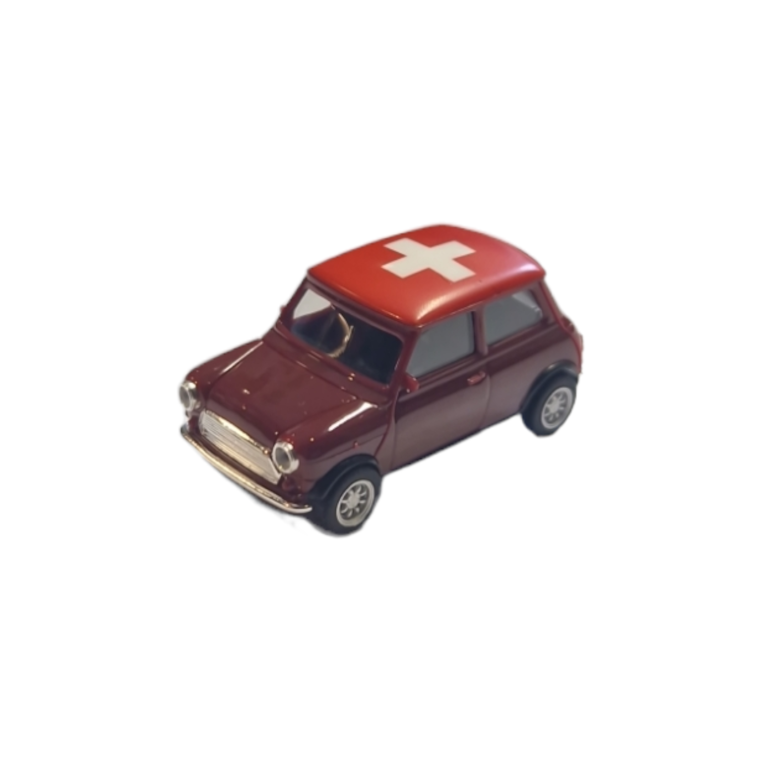 Herpa 420730 Mini Cooper EM21 Schweiz Flagge Modellfahrzeug H0 1:87