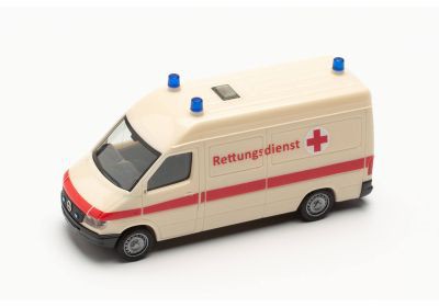 Herpa 097031 Mercedes-Benz Sprinter `96 Rettungswagen „Rettungsdienst“