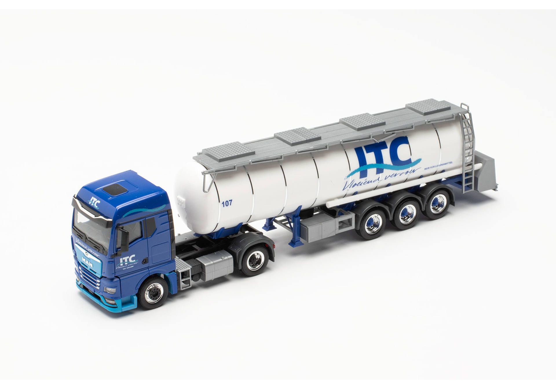 Herpa 316095 Iveco S-Way LNG Kühlkoffer-Sattelzug „H.P.Therkelsen“