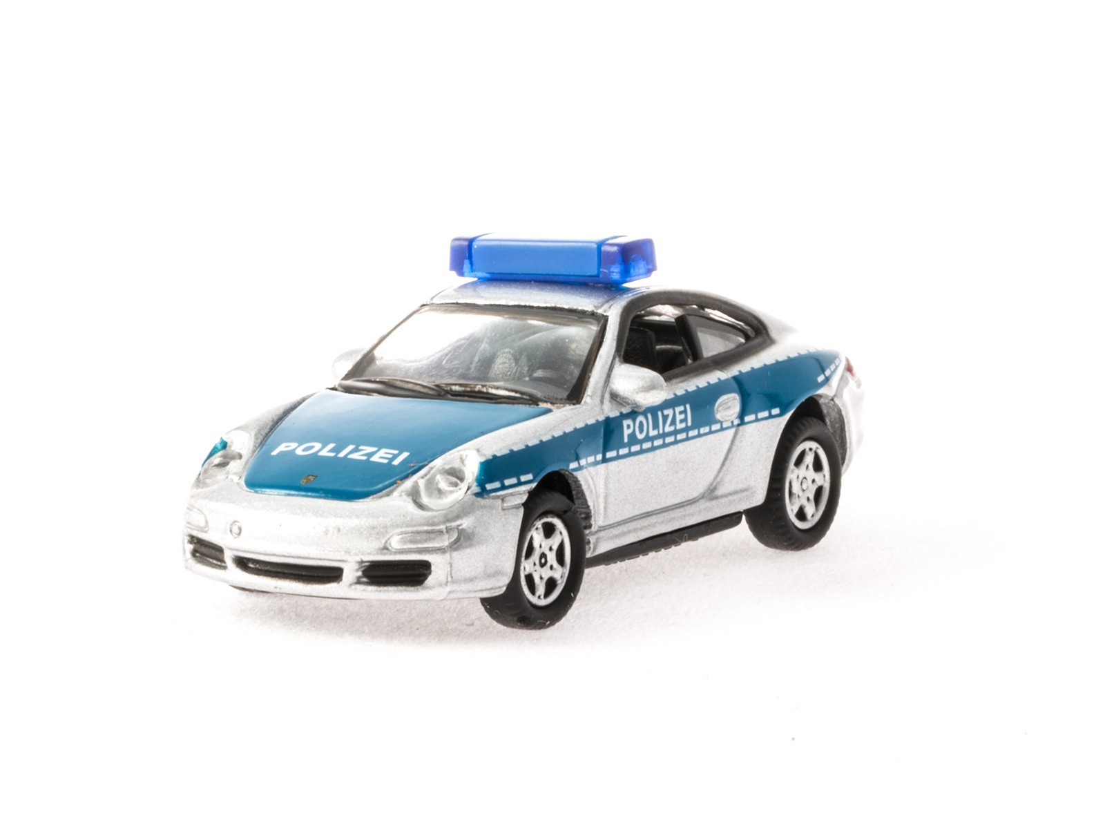 Welly 73117b H0 Porsche 911 (997) Carrera S Coupe "Polizei" (blau)