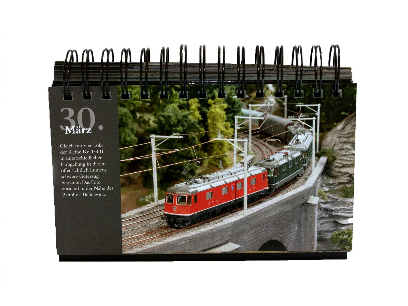 Miniatur Wunderland - perpetual calendar - with 366 pictures