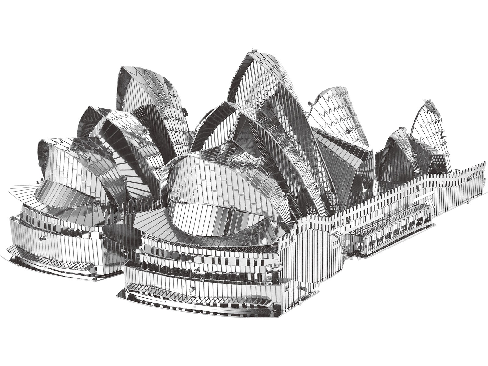 Mini 3D Metal Model Sydney Opera House