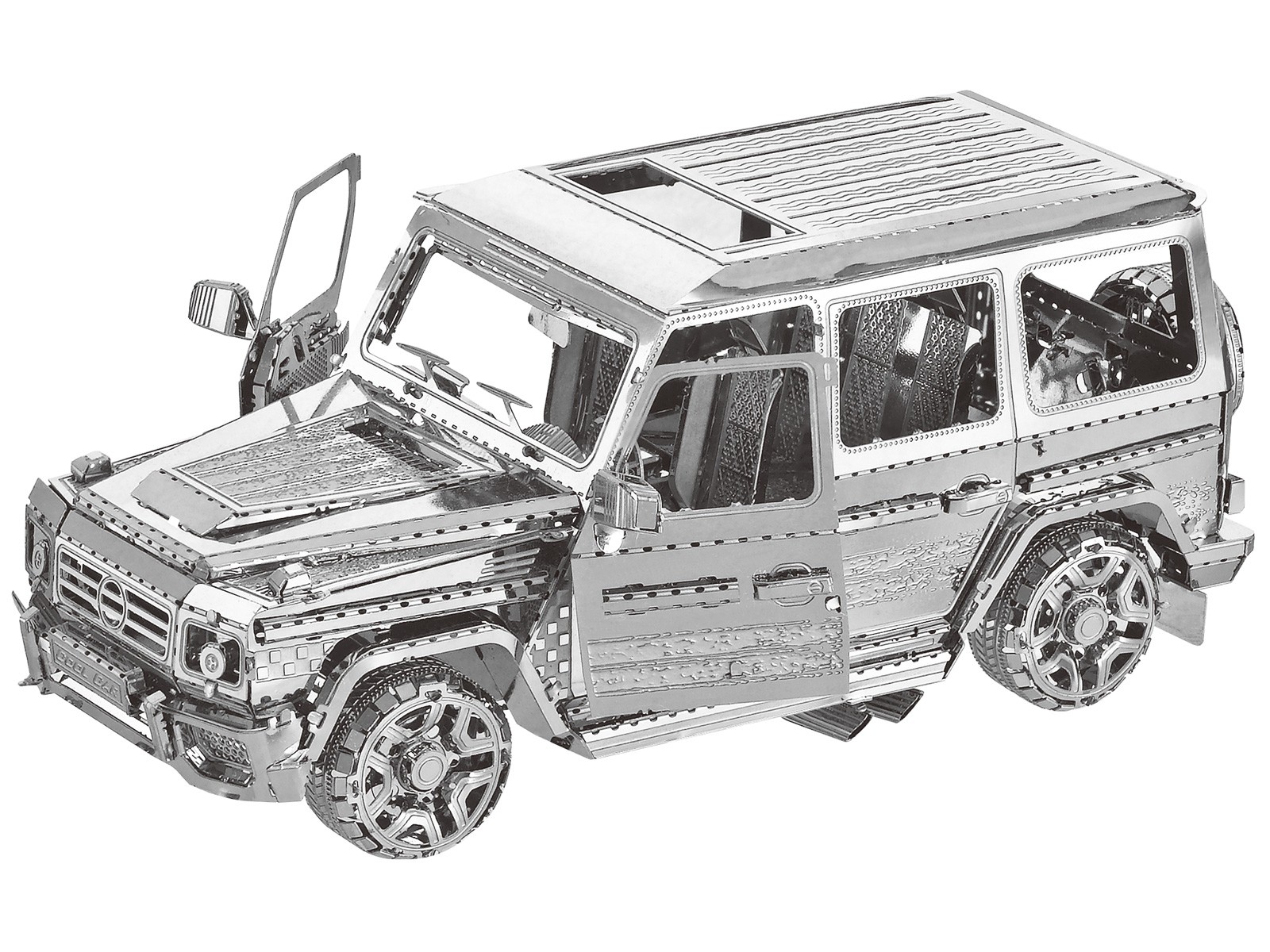 Mini 3D Metal Model All-terrain Vehicle