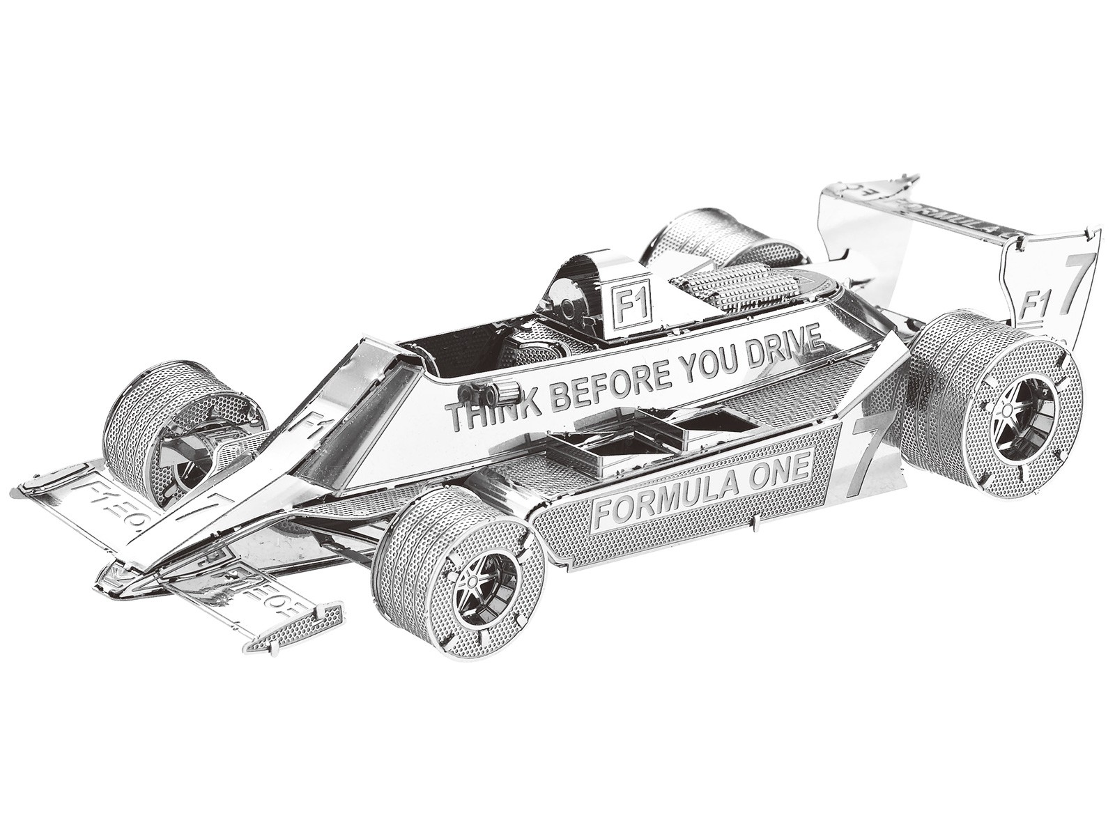 Mini 3D Metal Model Formula 1 Racecar F102
