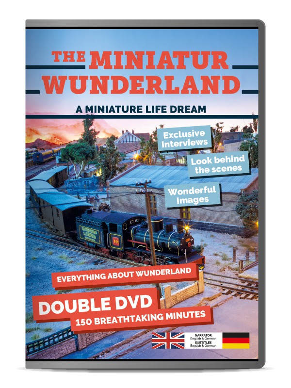 Wunderland Double-DVD „Miniatur Wunderland – A Miniature Life Dream“ (English & German)