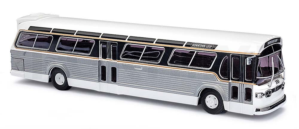 Busch 44510 Amerikanischer Bus Fishbowl - weiß