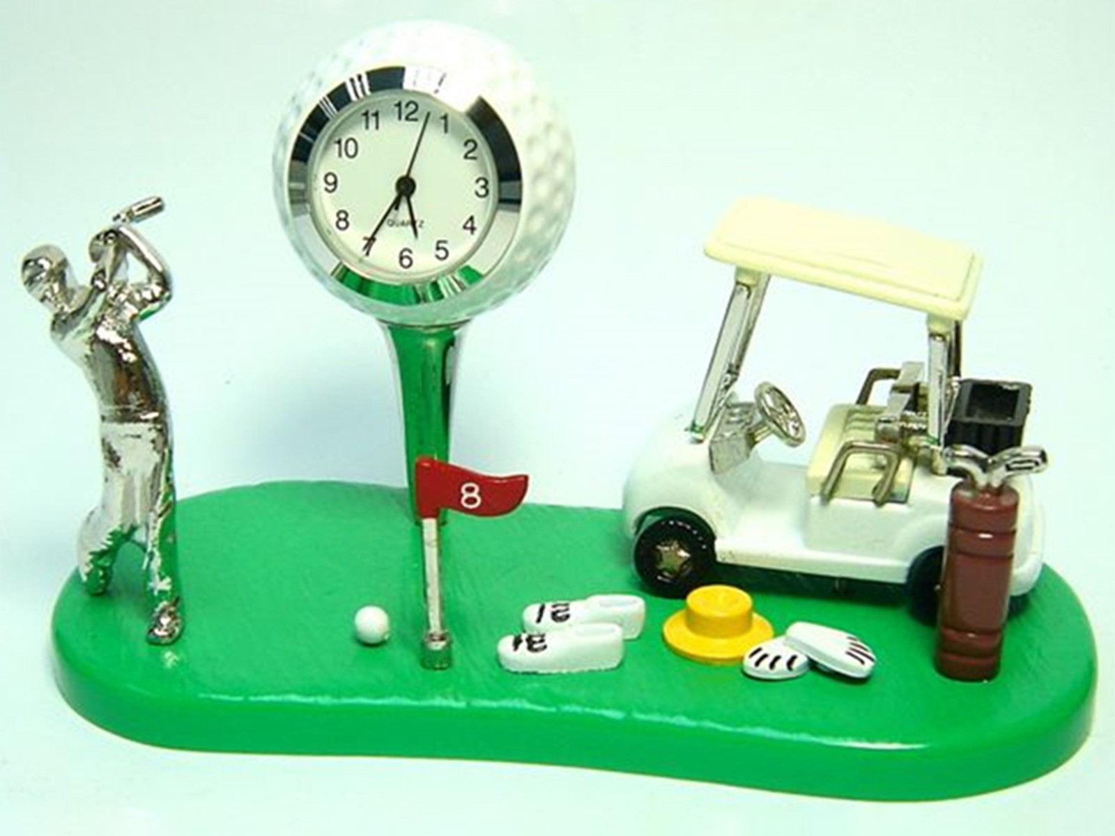 Golf Miniature Clock