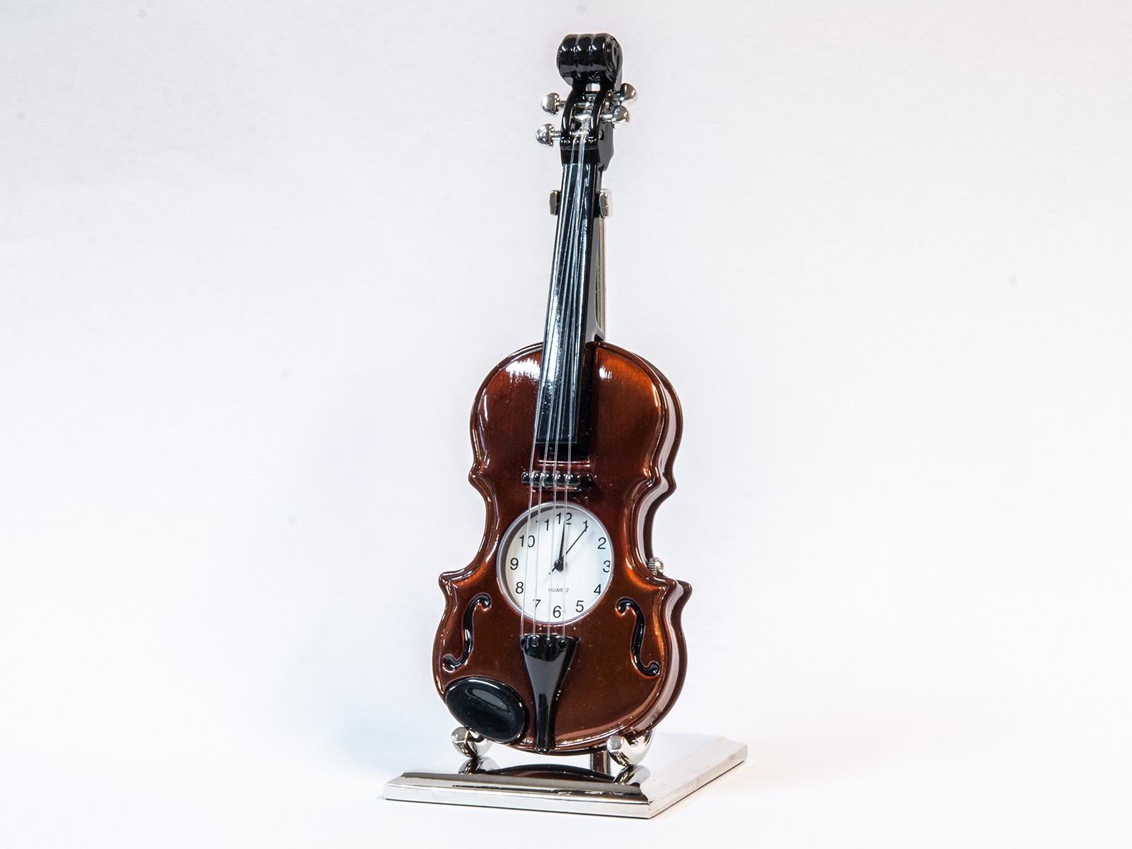 Violin Miniature Clock