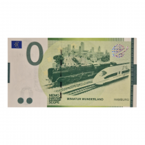 Euro-Souvenir-Banknote Motif "Steamtrain BR 01 - ICE 3 BR 403"  