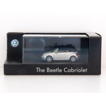 Wiking H0 VW Beetle Cabriolet silver