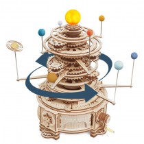 Holzbausatz Sonnensystem ST001 (Mechanical Orrery) 3D Puzzle ROKR Robotime