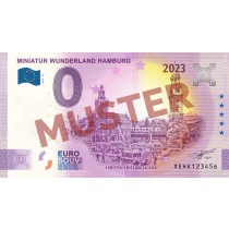 Euro-Souvenir-Banknote Motif "Feuer Finanzamt & Michel" (2023-24)