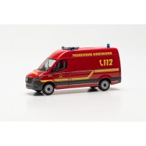 Herpa 953061 MB Sprinter 18 Kasten Feuerwehr Dortmund Modellfahrzeug H0 1:87 