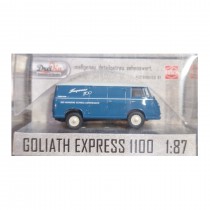 Busch Kastenwagen Goliath Express 1100 Schnell Lieferwagen 94034 Blue Model 1:87H0