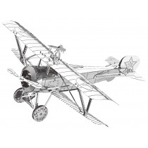 Mini 3D Metal Model Fokker D.VII Fighter Plane
