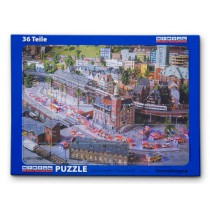 Miwula Puzzle 36 Teile Brennendes Finanzamt