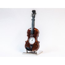 Violin Miniature Clock