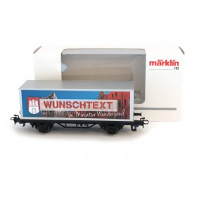 Miniatur Wunderland/Märklin H0 Special Wagon with YOUR NAME
