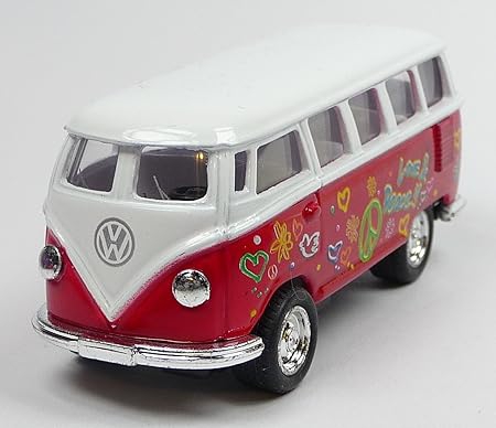 KINSMART VW T1 Flower model vehicle 1:32