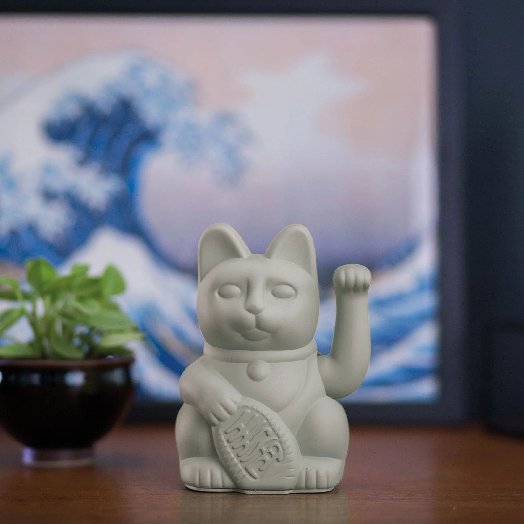 Winkekatze / Maneki Neko | Classic - Grey Winkekatze / Maneki Neko | Classic - Grey