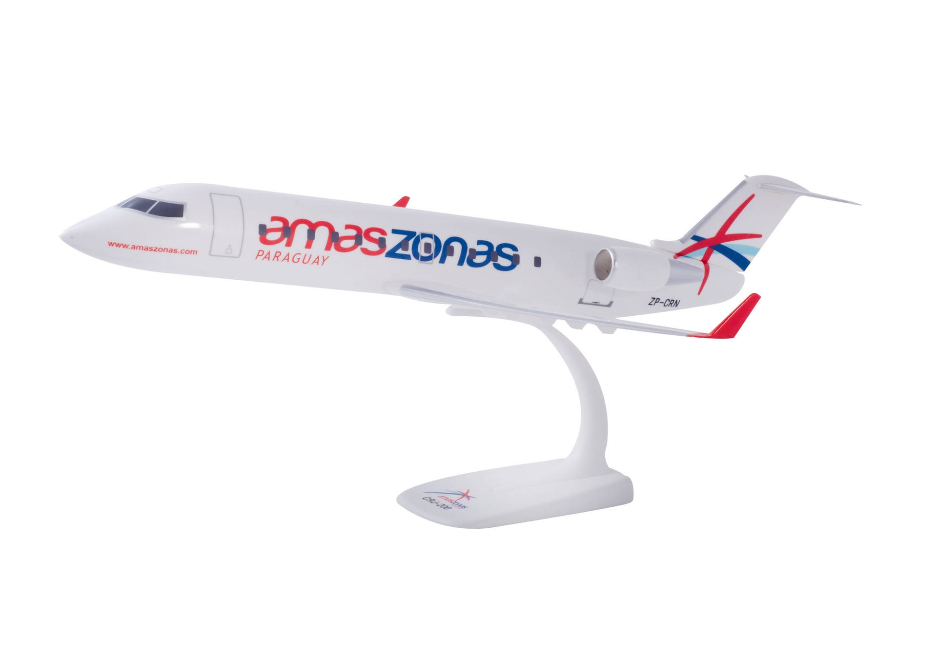 Herpa 611558 Amaszonas Paraguay CRJ200 Modellflugzeug 1:100