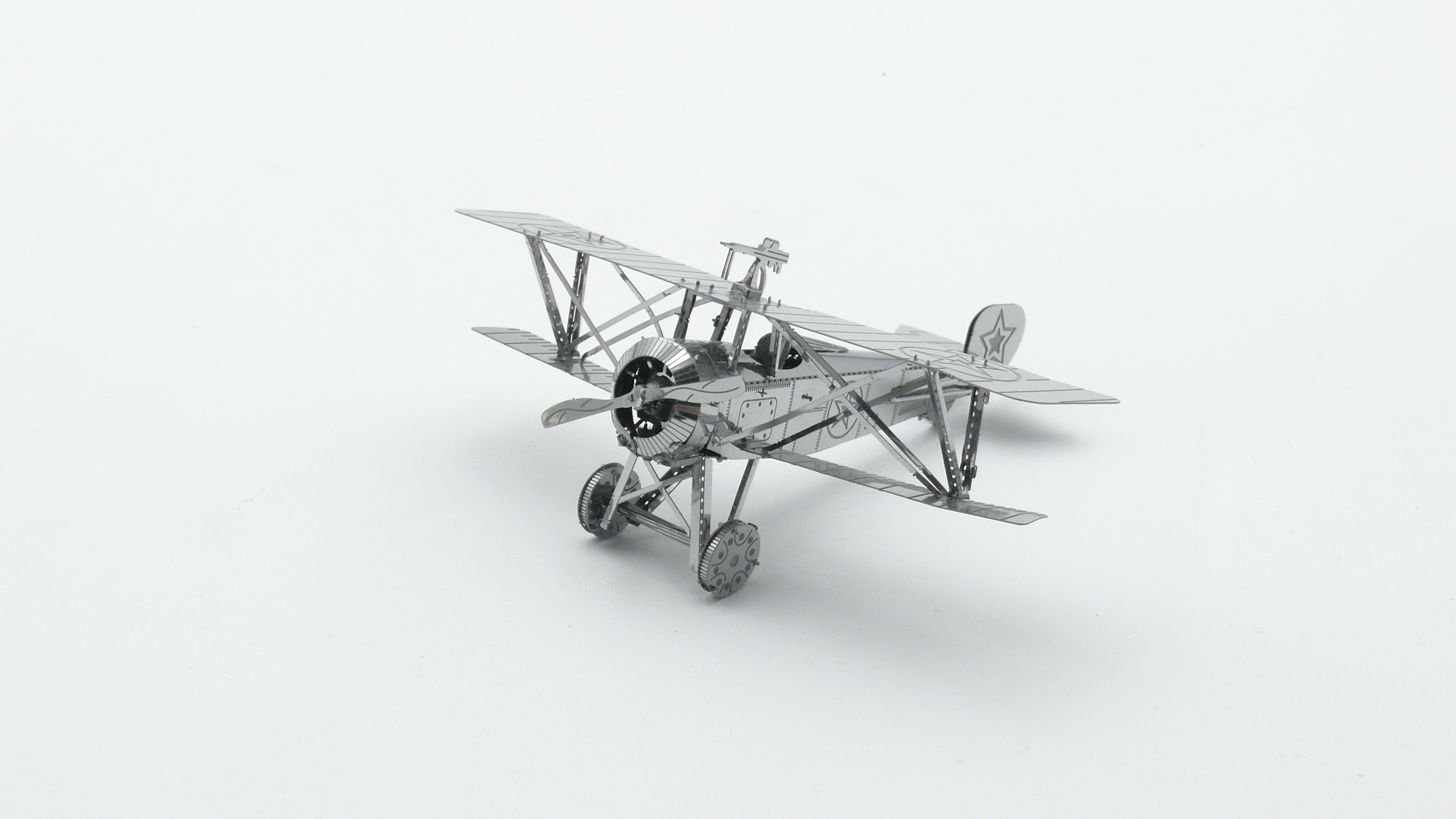 3D Metal Model Propeller Plane