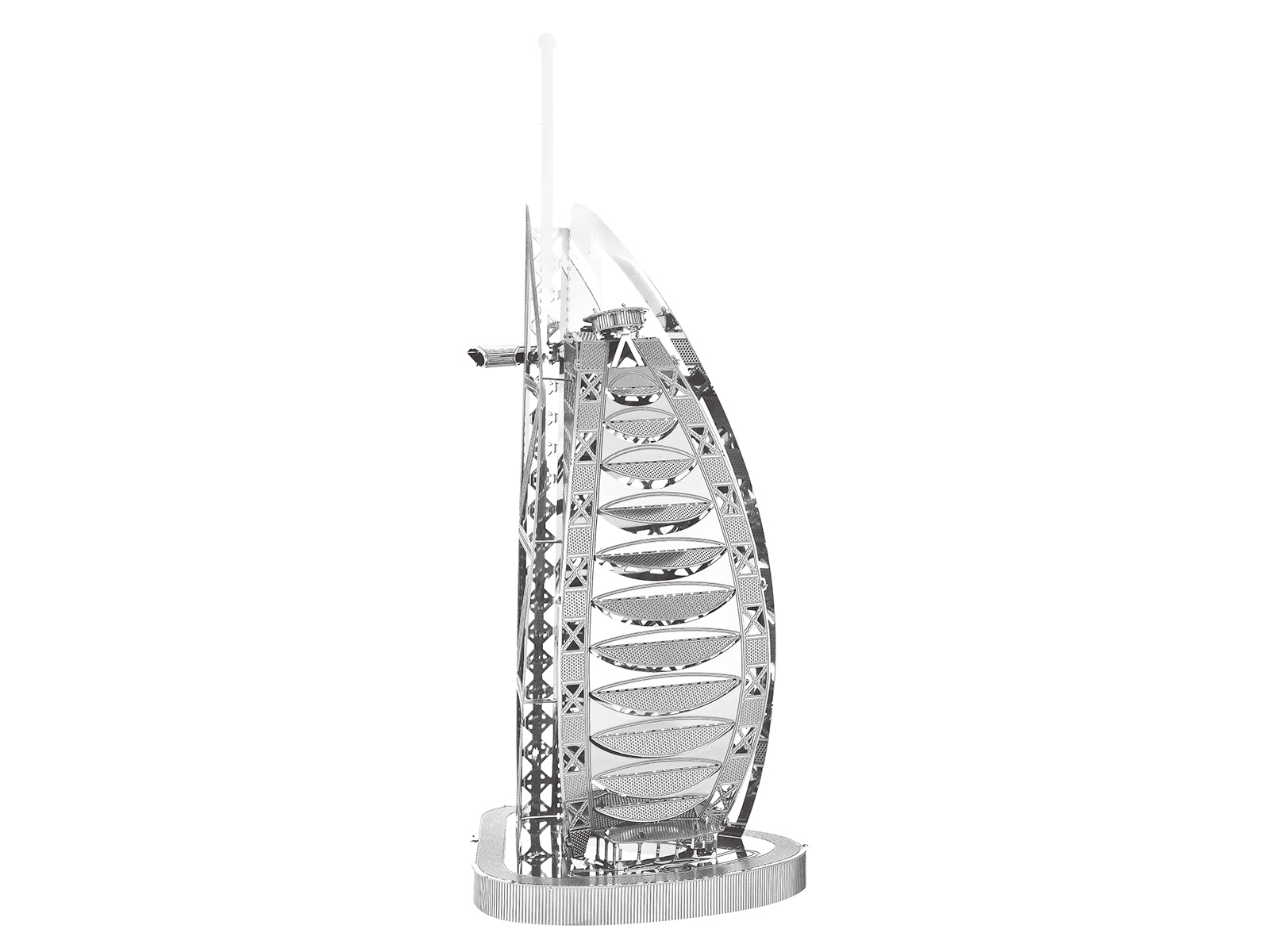 3D Metal Model Burj al Arab