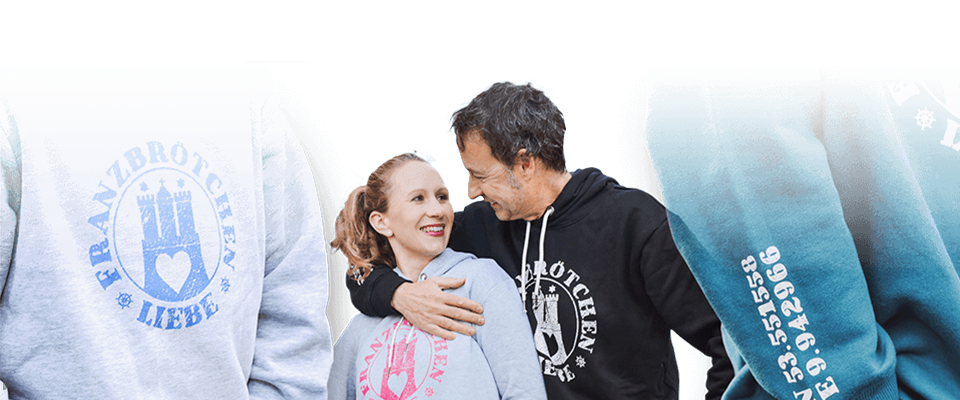 Franzbrötchen-Liebe Hoodies