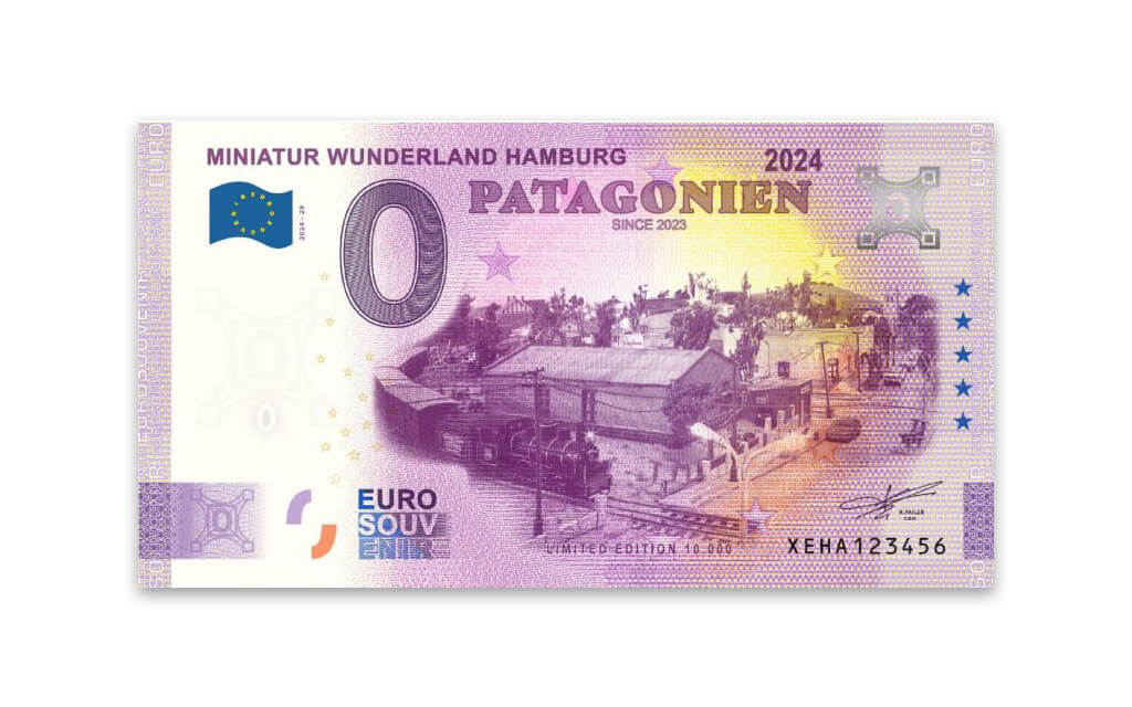 Euro-Souvenir-Banknote Motif "Friedenstaube" (2023-25)