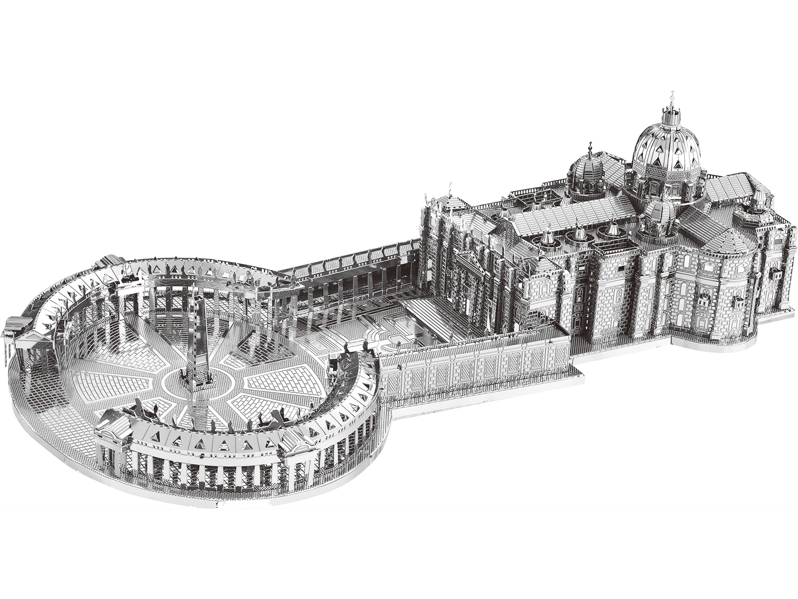 3D Metal Model St Peter's Basilica Rome