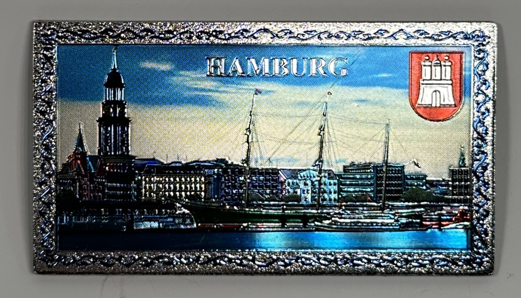 Magnet mit Metallfolie - Rickmer Rickmers Magnet mit Metallfolie - Rickmer Rickmers