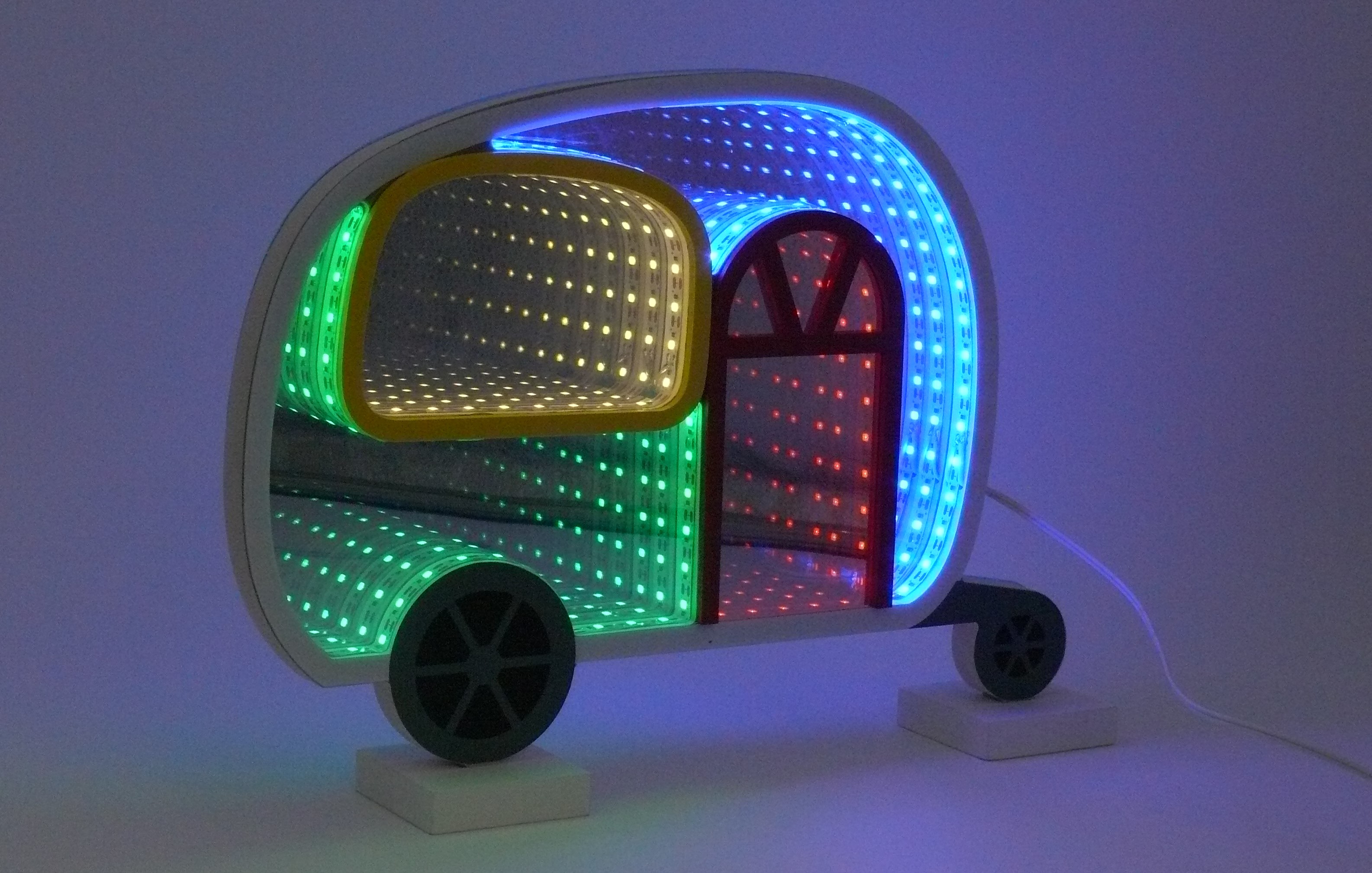 LED infinity Lampe Camper
