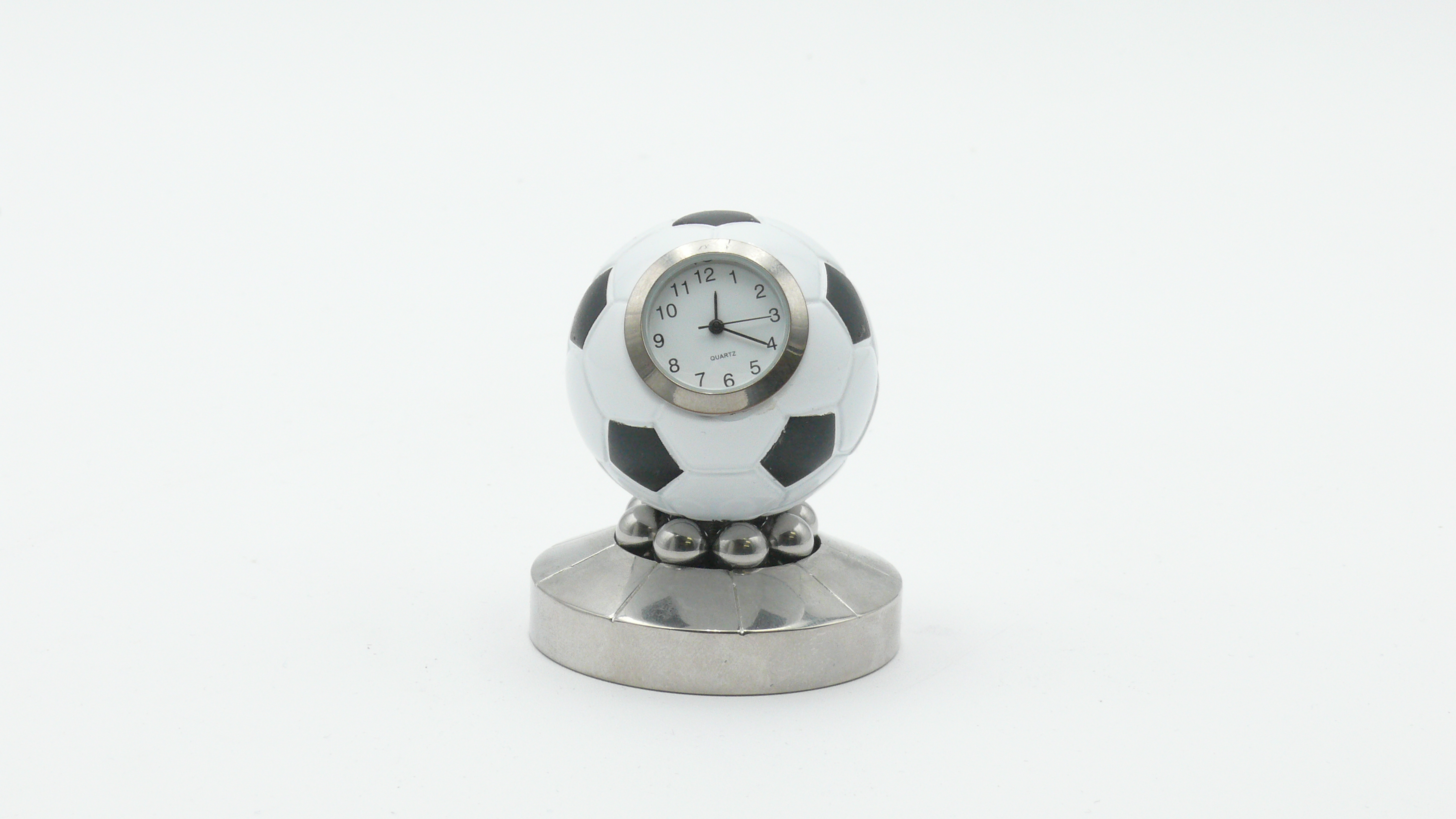 Miniatur-Uhr Fußball