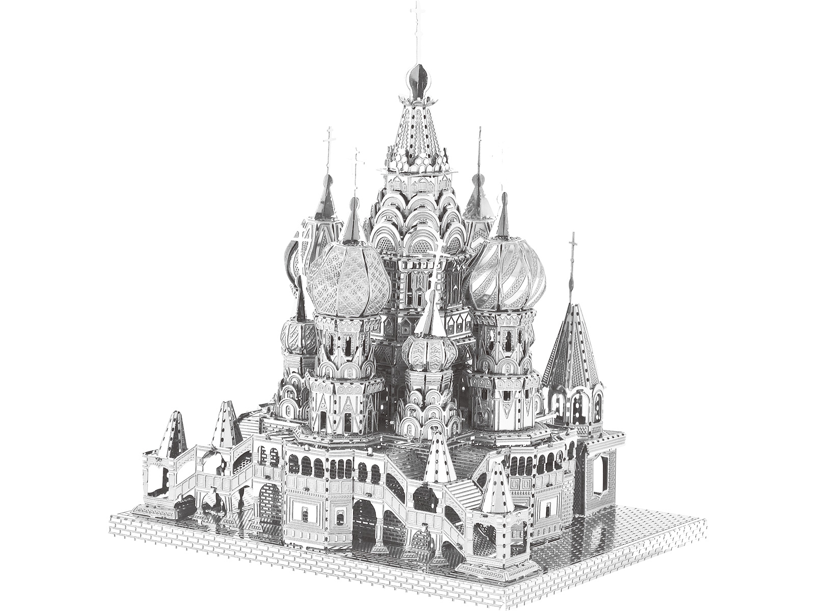 3D Metal Model Saint Basil's Cathedral Moscow