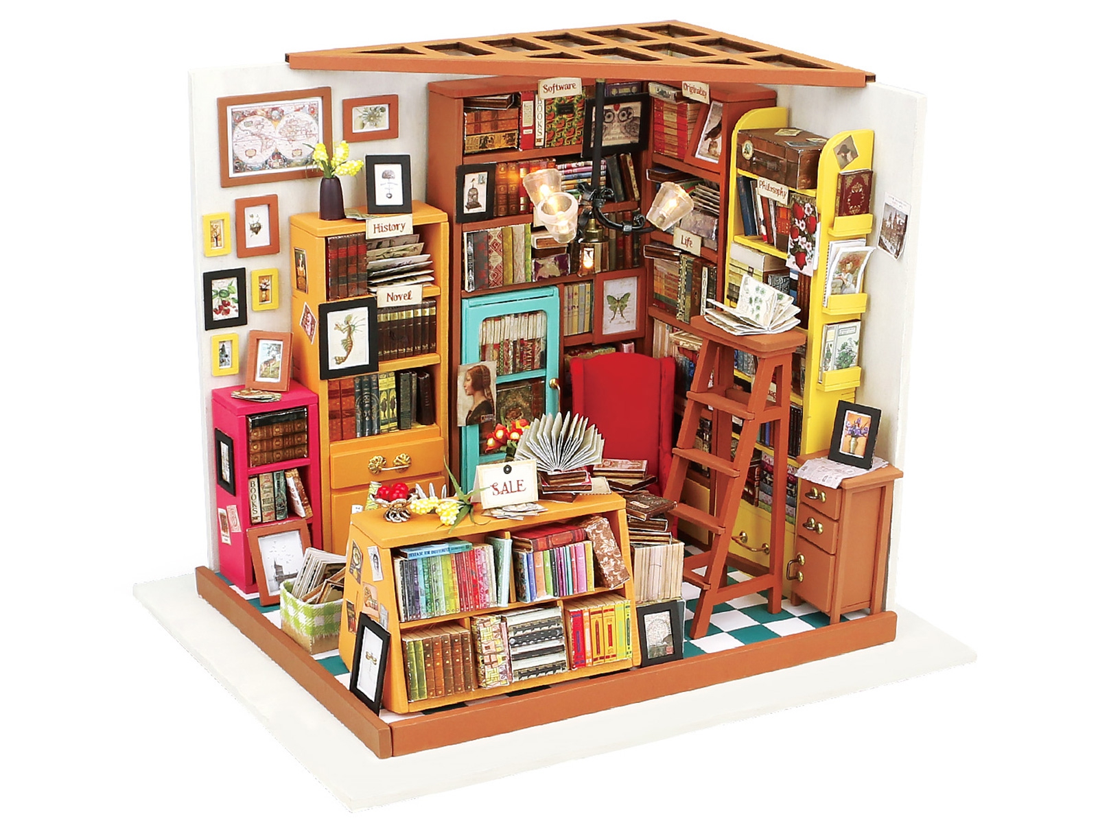 3D Wooden Puzzle Sam's Study Room 3D Wooden Puzzle Sam's Study Room