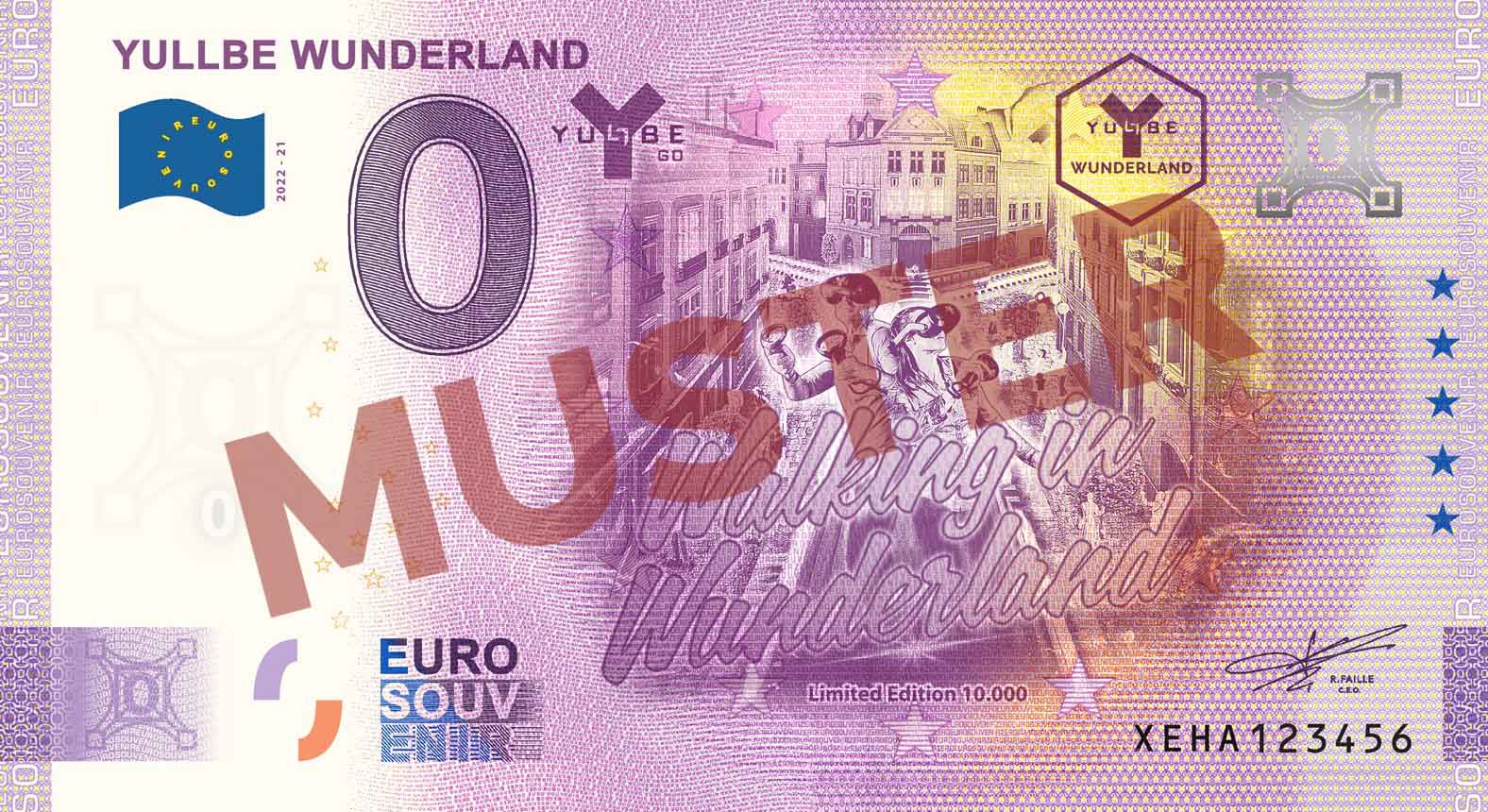 Euro-Souvenir-Banknote Motif "Yullbe" (2022-21)